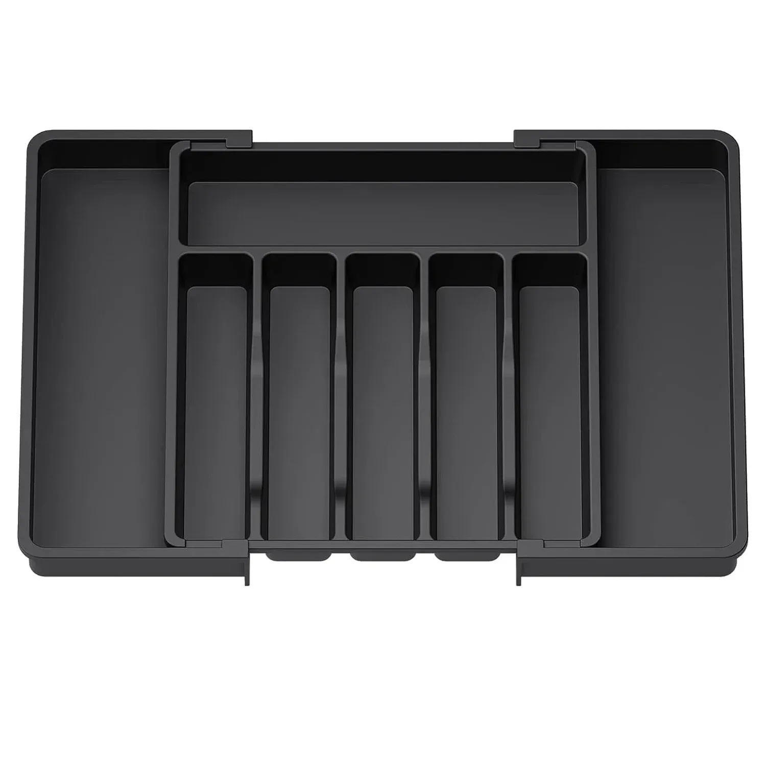Rangement de cuisine ordonné avec plateau réglable