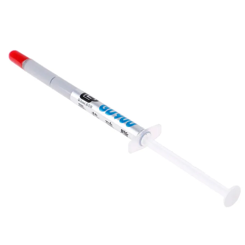 Gros plan sur la pâte thermique GD900