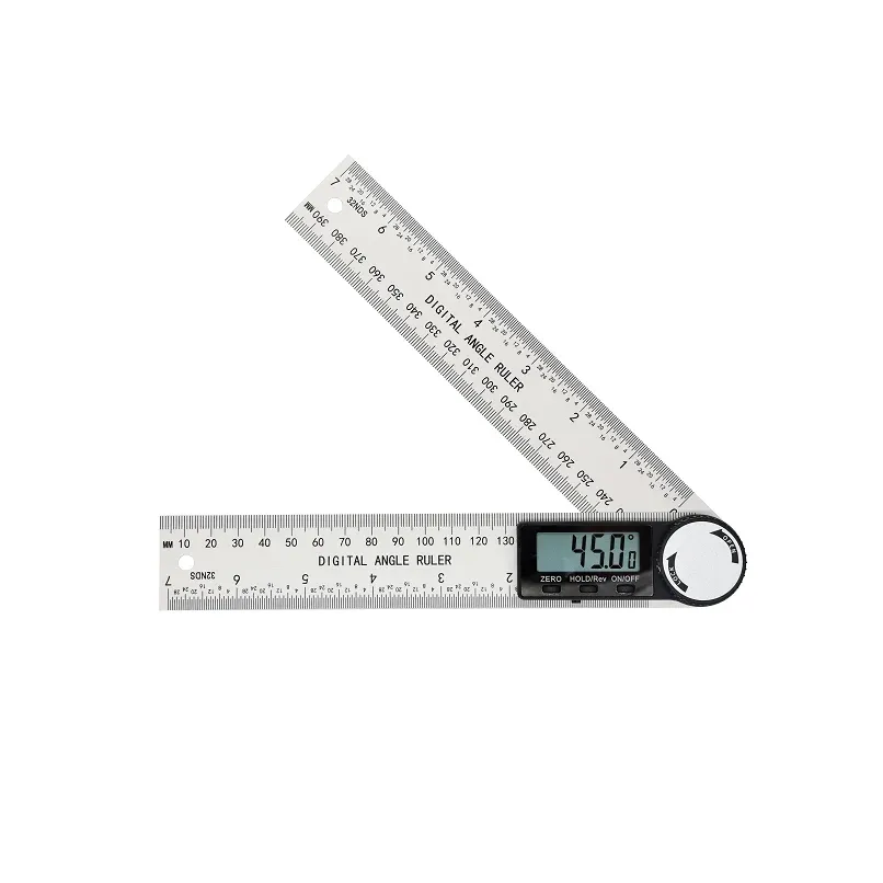 HOMEFISH Détecteur d'angle numérique 2 en 1 (1 pièce), à échelle intégrée, compatible avec les outils de mesure pour le travail du bois, haute précision, outil multifonction 8