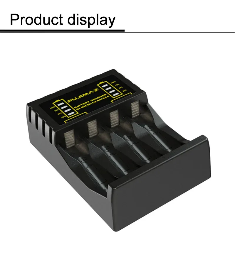 Chargeur de batterie AA/AAA, vue d'ensemble