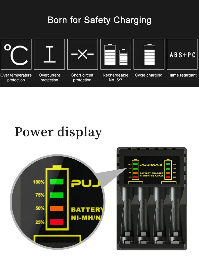 Chargeur de batterie vue de profil