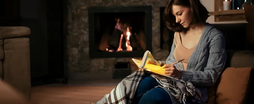Lampe de lecture LED en situation