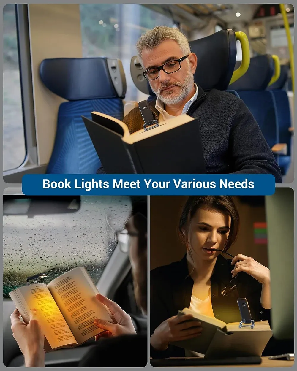 Lampe de lecture LED pour voyager