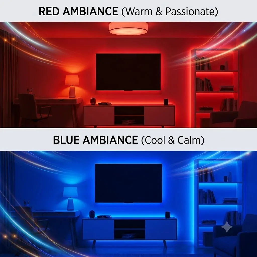 Couleurs RVB de la bande lumineuse LED