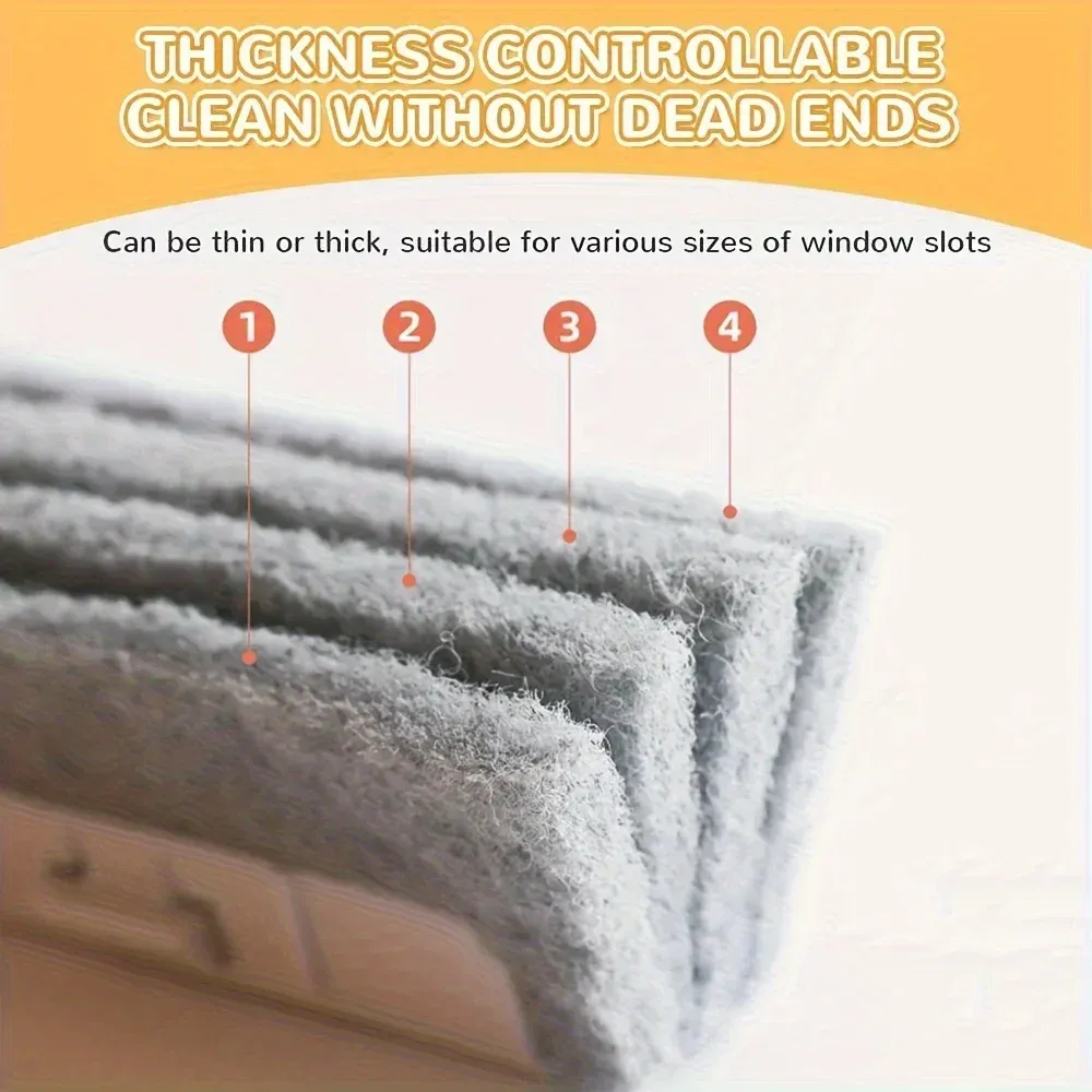 Brosse universelle pour fenêtre et porte, nettoyage des interstices