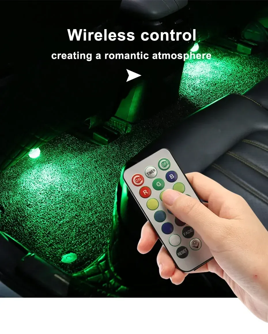 Lumière d'ambiance LED adhésive sans fil