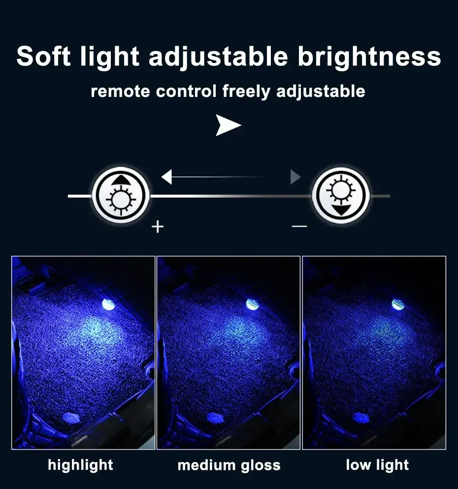 Lumière d'ambiance LED adhésive sans fil
