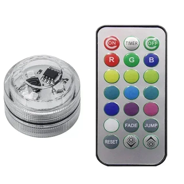 Lumière d'ambiance LED sans fil et autocollante pour habitacle de voiture, avec télécommande 8