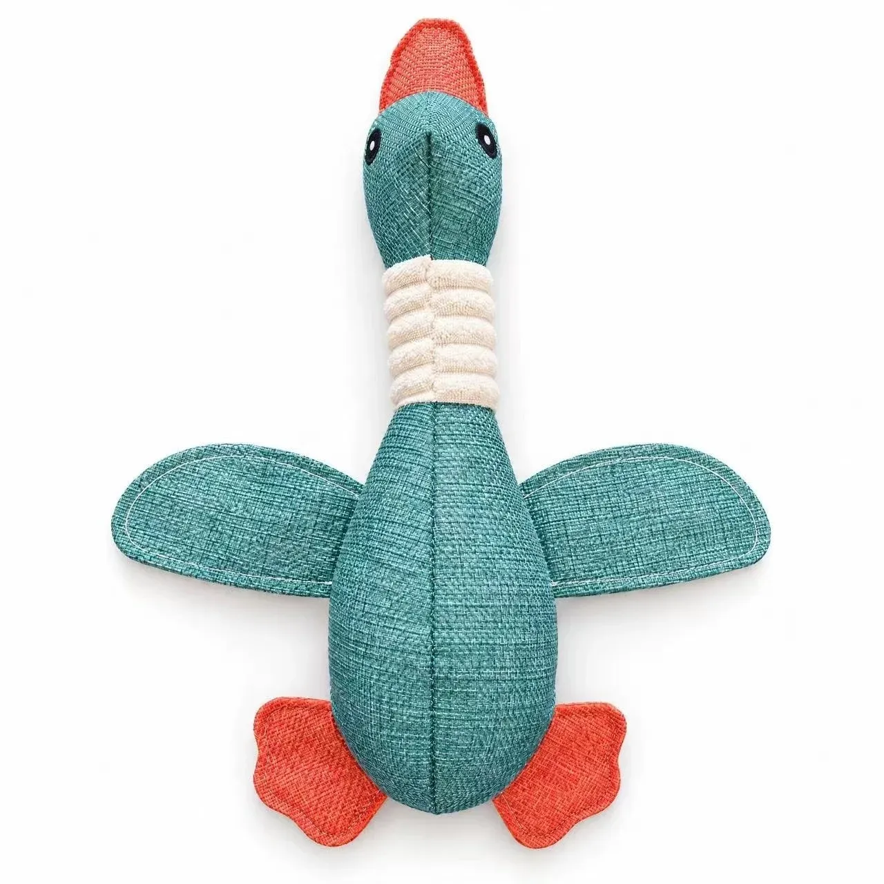 Jouet à mâcher indestructible en peluche interactive pour chiens et chats, avec couineur 9
