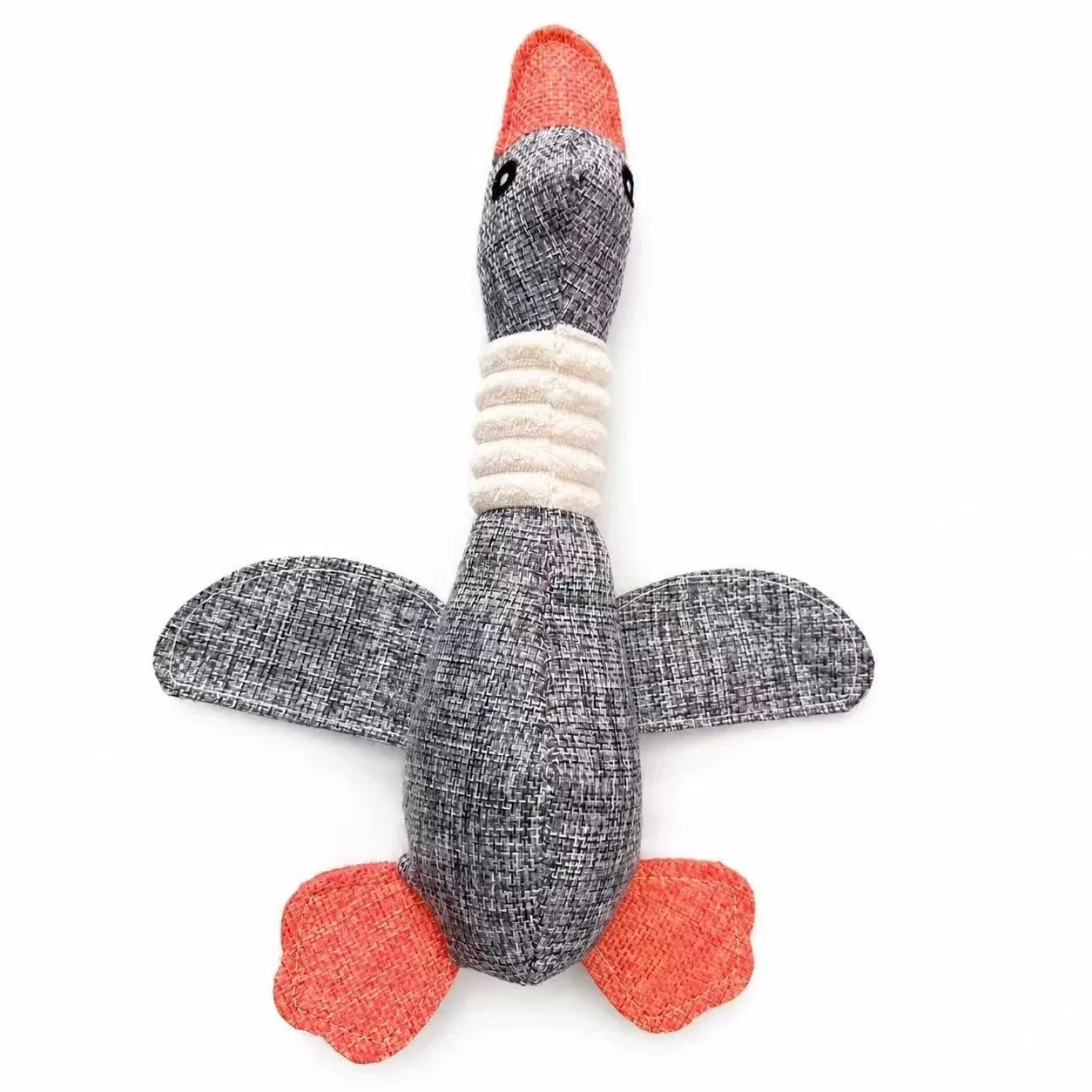 Jouet à mâcher indestructible en peluche interactive pour chiens et chats, avec couineur 8