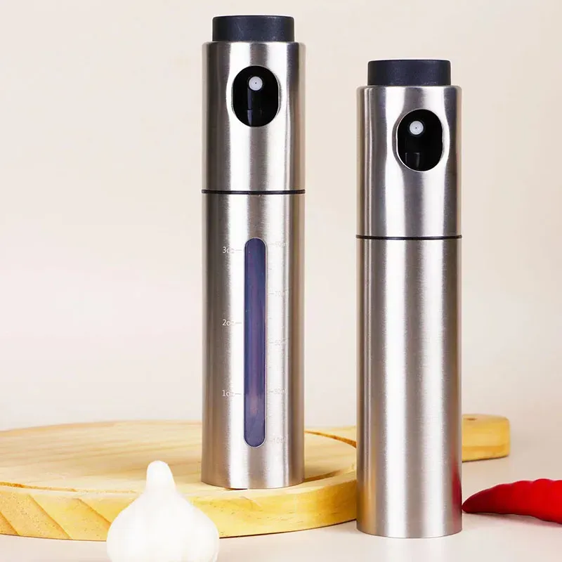 Pulvérisateur d'huile en acier inoxydable, utilisation en cuisine