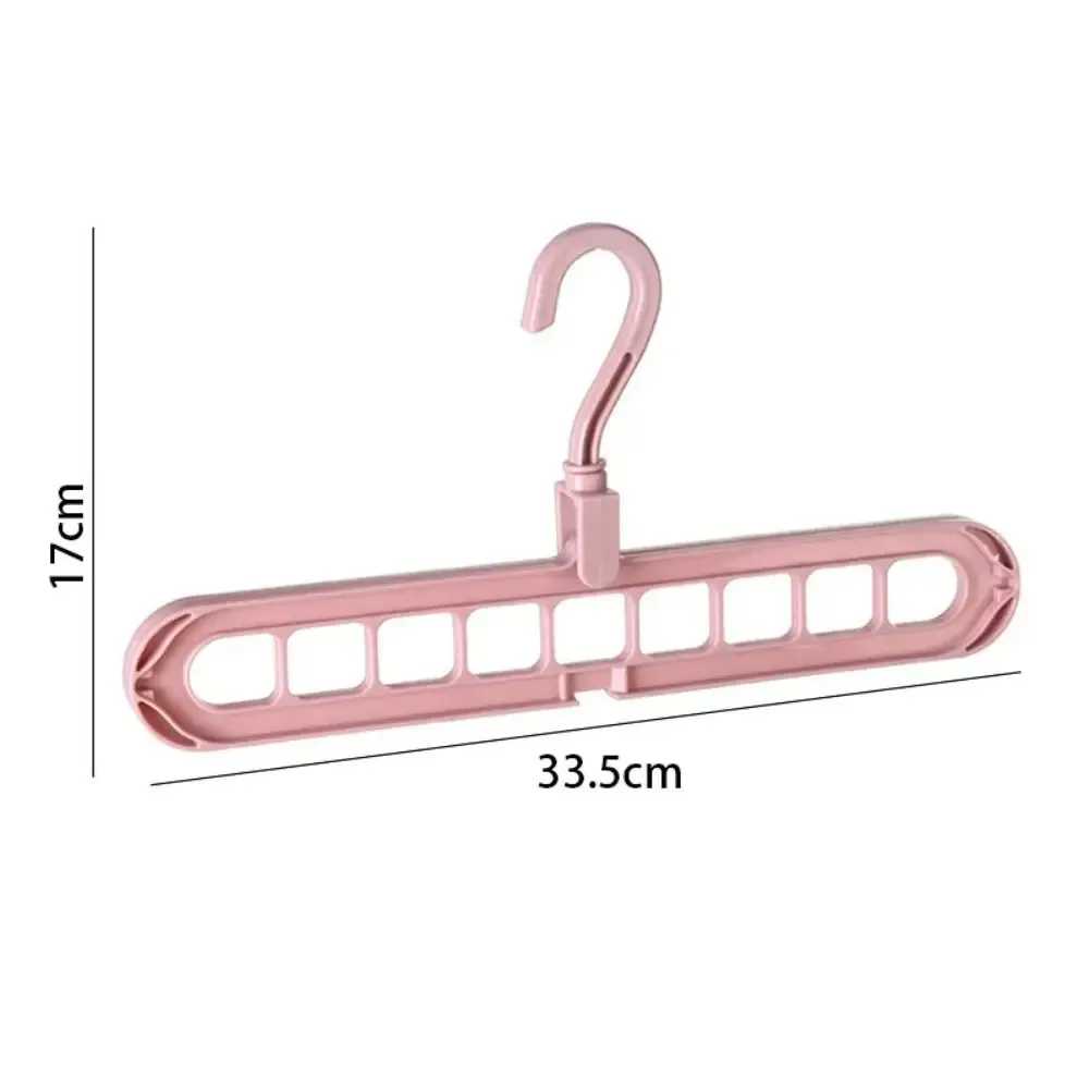 Support de rangement pour garde-robe à 9 trous, séchoir à vêtements pliable multifonctionnel gain de place 6