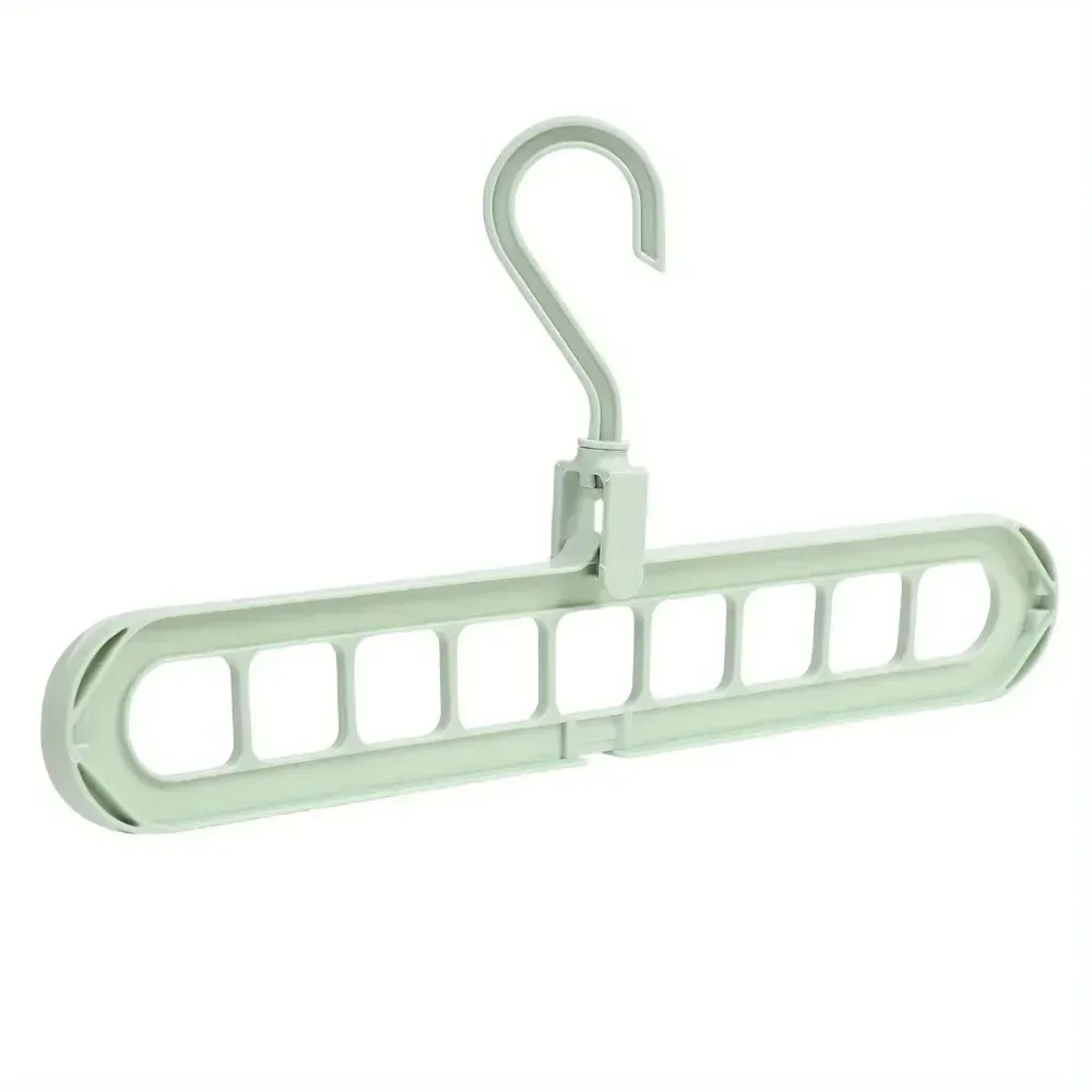 Support de rangement pour garde-robe à 9 trous, séchoir à vêtements pliable multifonctionnel gain de place 8
