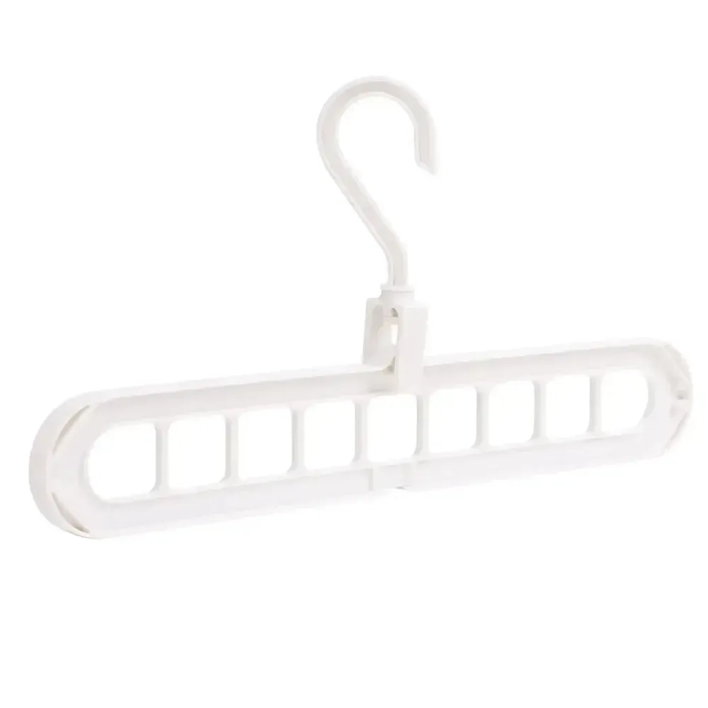 Support de rangement pour garde-robe à 9 trous, séchoir à vêtements pliable multifonctionnel gain de place 7