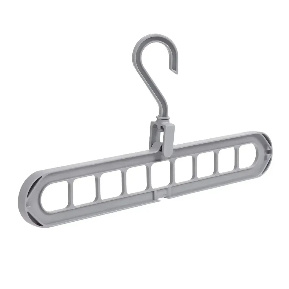 Support de rangement pour garde-robe à 9 trous, séchoir à vêtements pliable multifonctionnel gain de place 9
