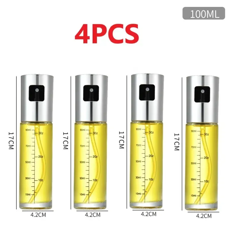 Bouteille vaporisateur en verre pour huile, outil de cuisine, pompe anti-fuite pour barbecue, flacon à assaisonnement 11