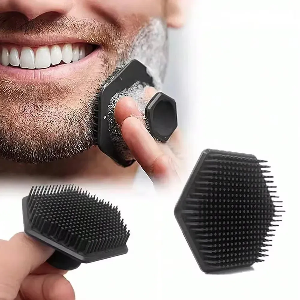 Brosse nettoyante pour le visage en silicone, mini épurateur pour hommes 1