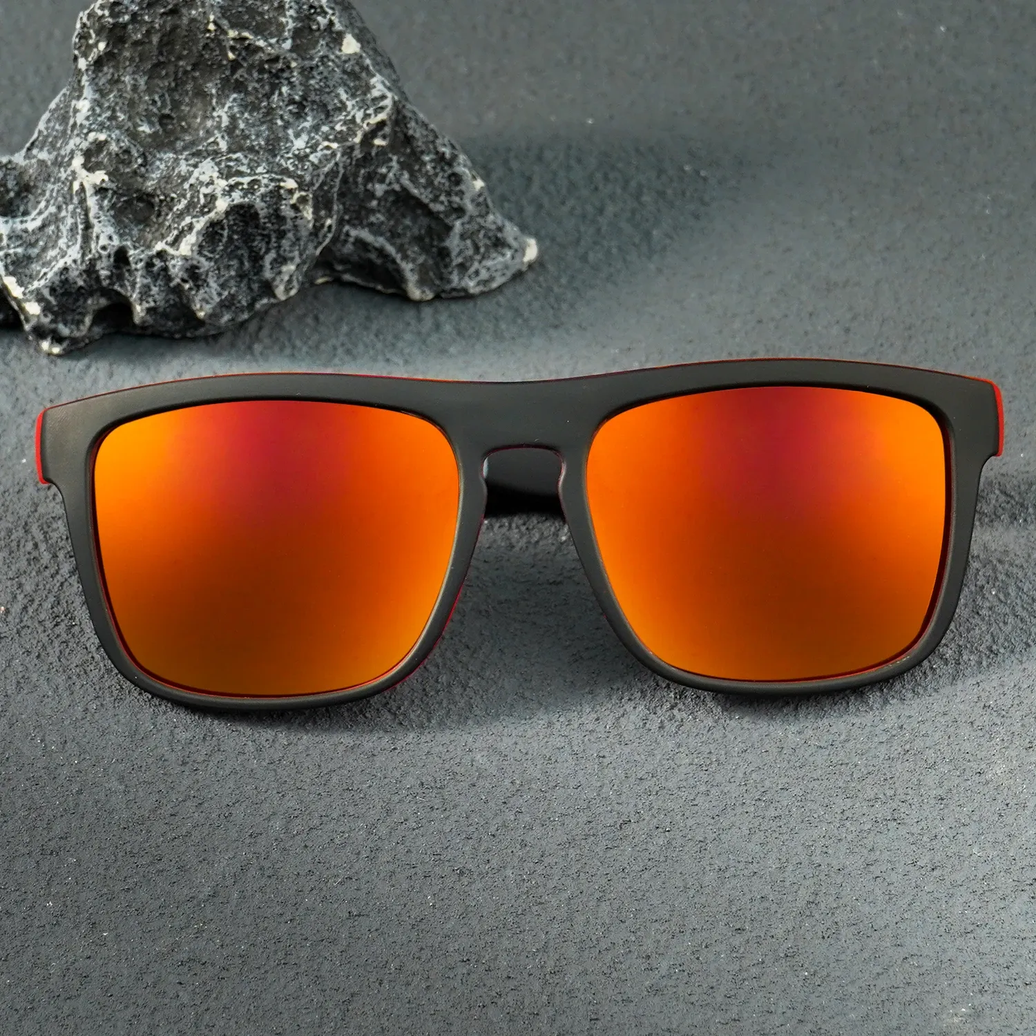 Lunettes de soleil polarisées carrées pour la pêche, la conduite, le cyclisme et les activités de plein air 5