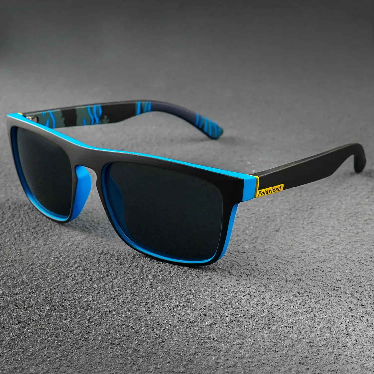 Lunettes de soleil carrées polarisées, vue principale