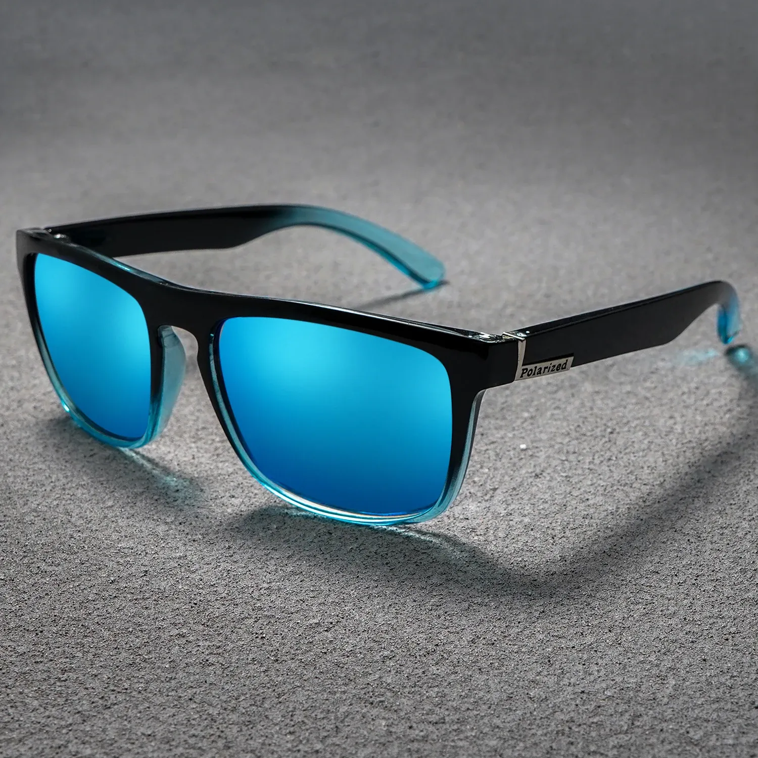 Lunettes de soleil carrées polarisées, style quotidien