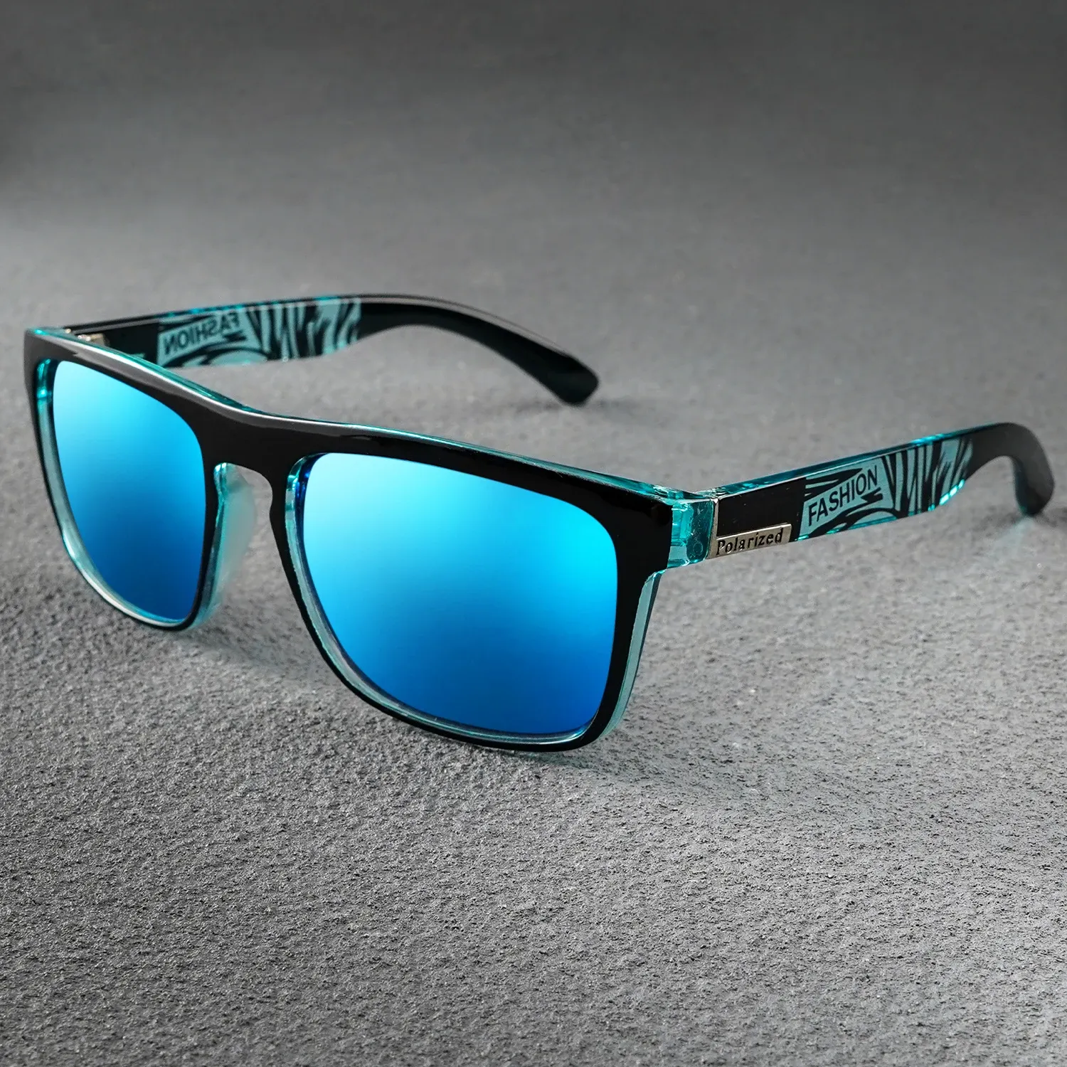 Lunettes de soleil carrées polarisées, confort du port