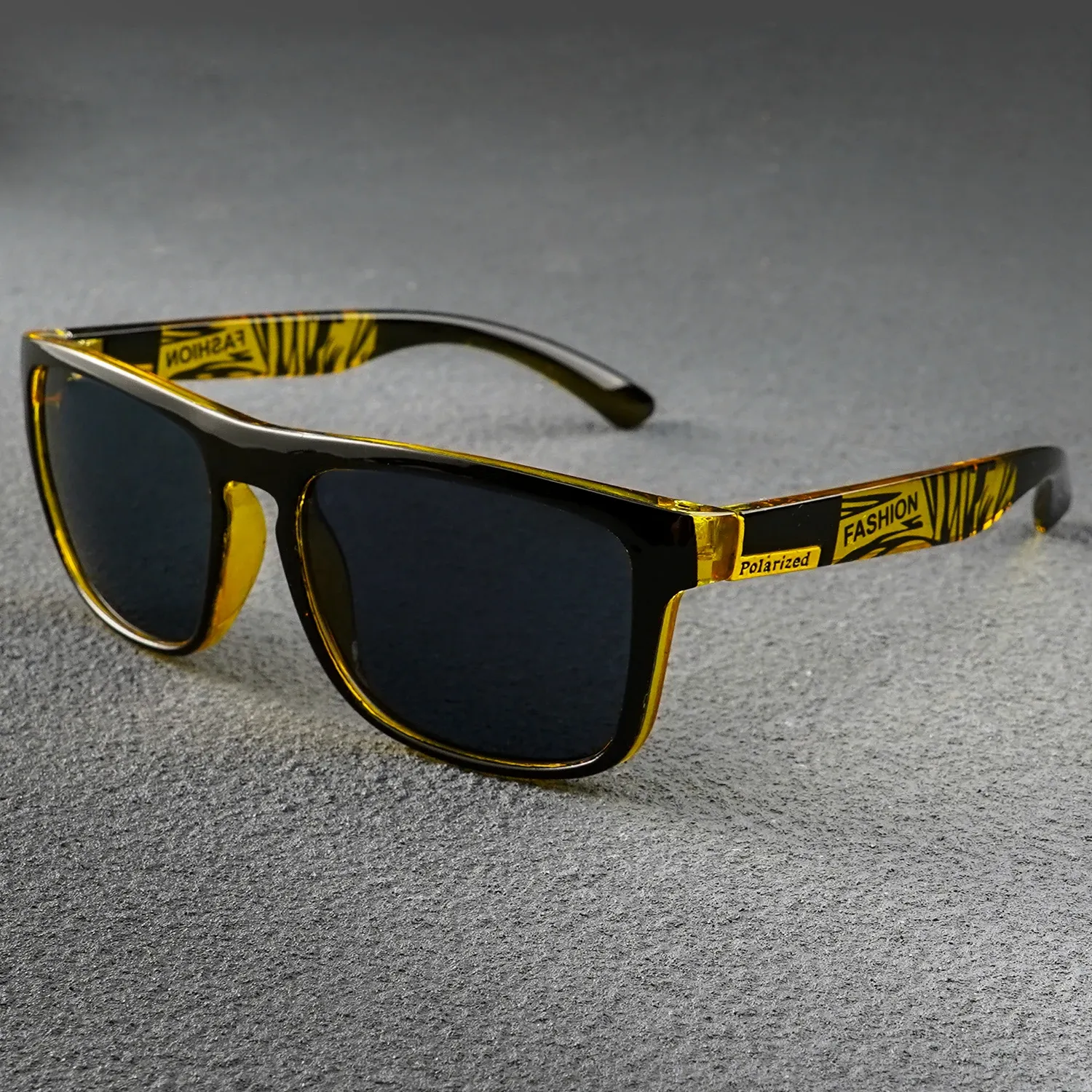 Lunettes de soleil polarisées carrées pour la pêche, la conduite, le cyclisme et les activités de plein air 11