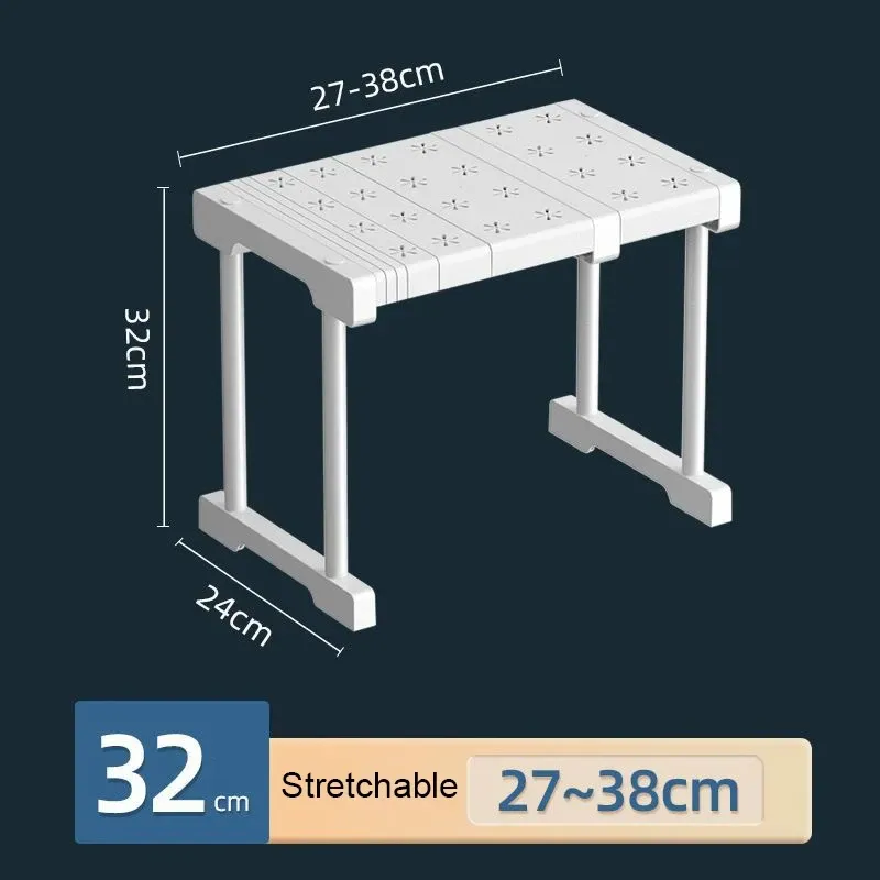 Planche de synchronisation de garde-robe réglable sans perçage, étagère télescopique, étagères empilables, rangement Everther T1 9