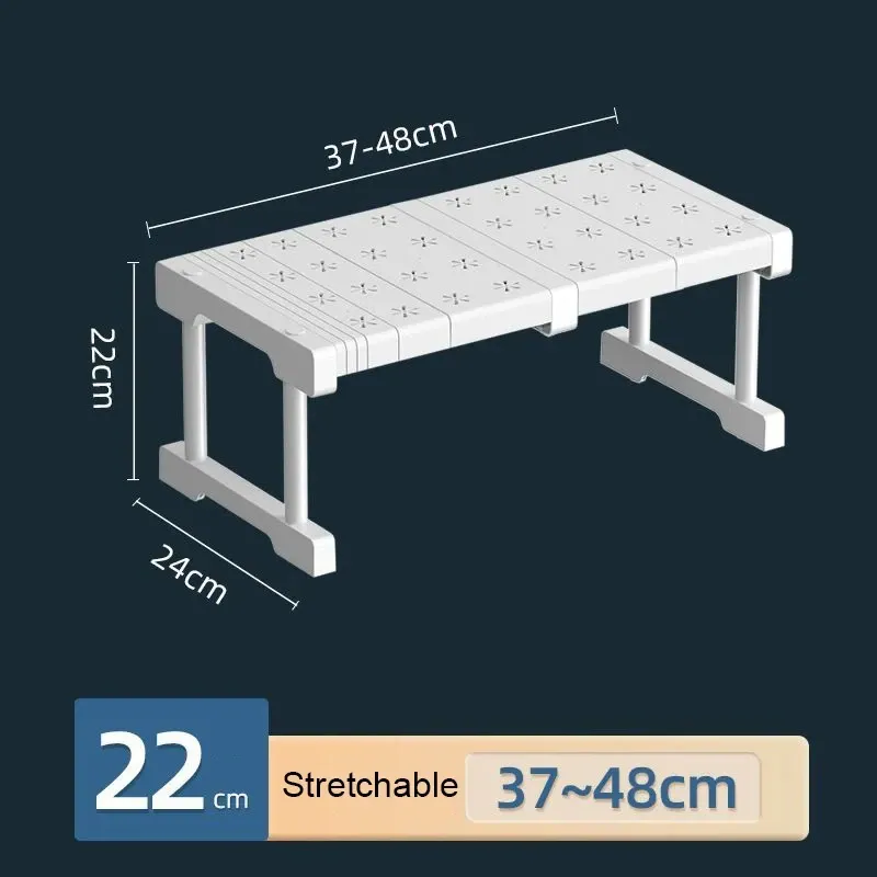 Planche de synchronisation de garde-robe réglable sans perçage, étagère télescopique, étagères empilables, rangement Everther T1 8