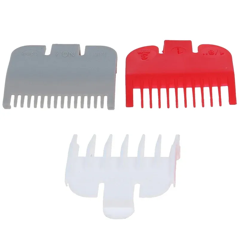 Lot de 3 guides universels pour tondeuse à cheveux électrique, peignes limiteurs à usage professionnel 2