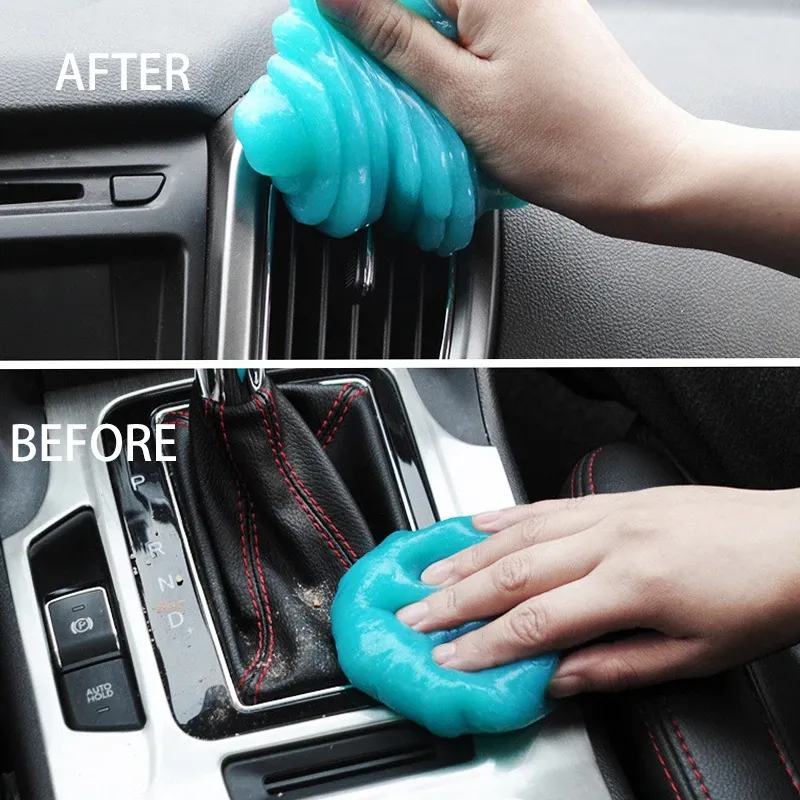 Gel nettoyant multi-usage pour voiture, idéal pour les sorties d'air, le clavier et l'habitacle 2