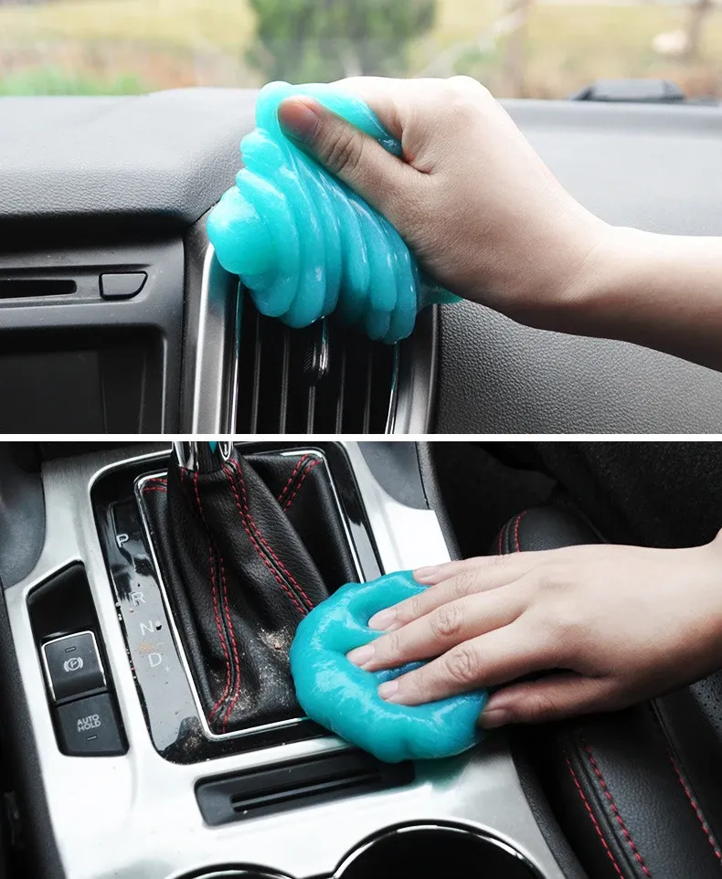 Nettoyage de l'habitacle avec le gel