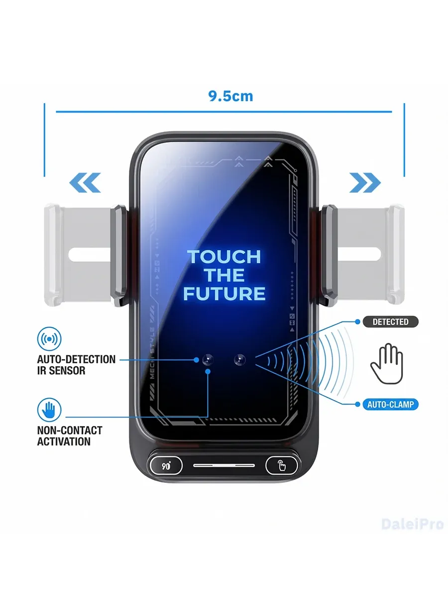 Support de téléphone pour voiture gros plan
