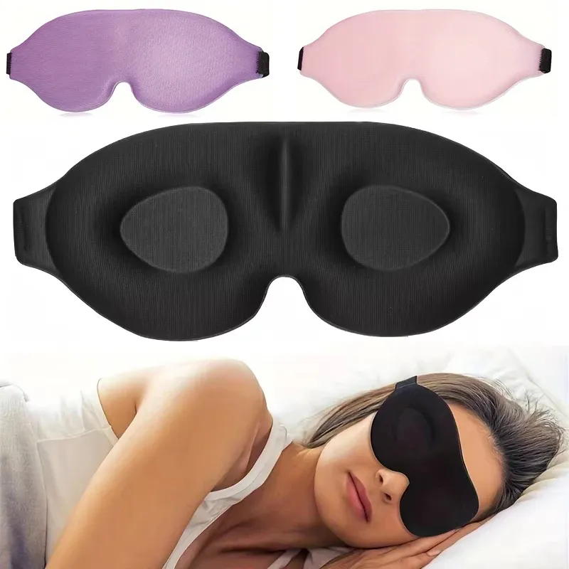 Masque de sommeil 3D pour les yeux avec bouchons d'oreilles