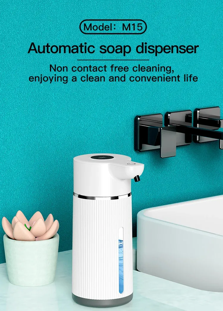 Distributeur automatique de savon intelligent, vue principale