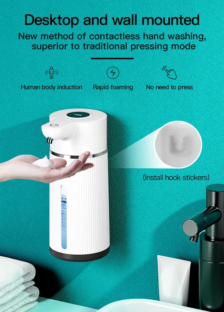 Distributeur de savon intelligent, ambiance cuisine
