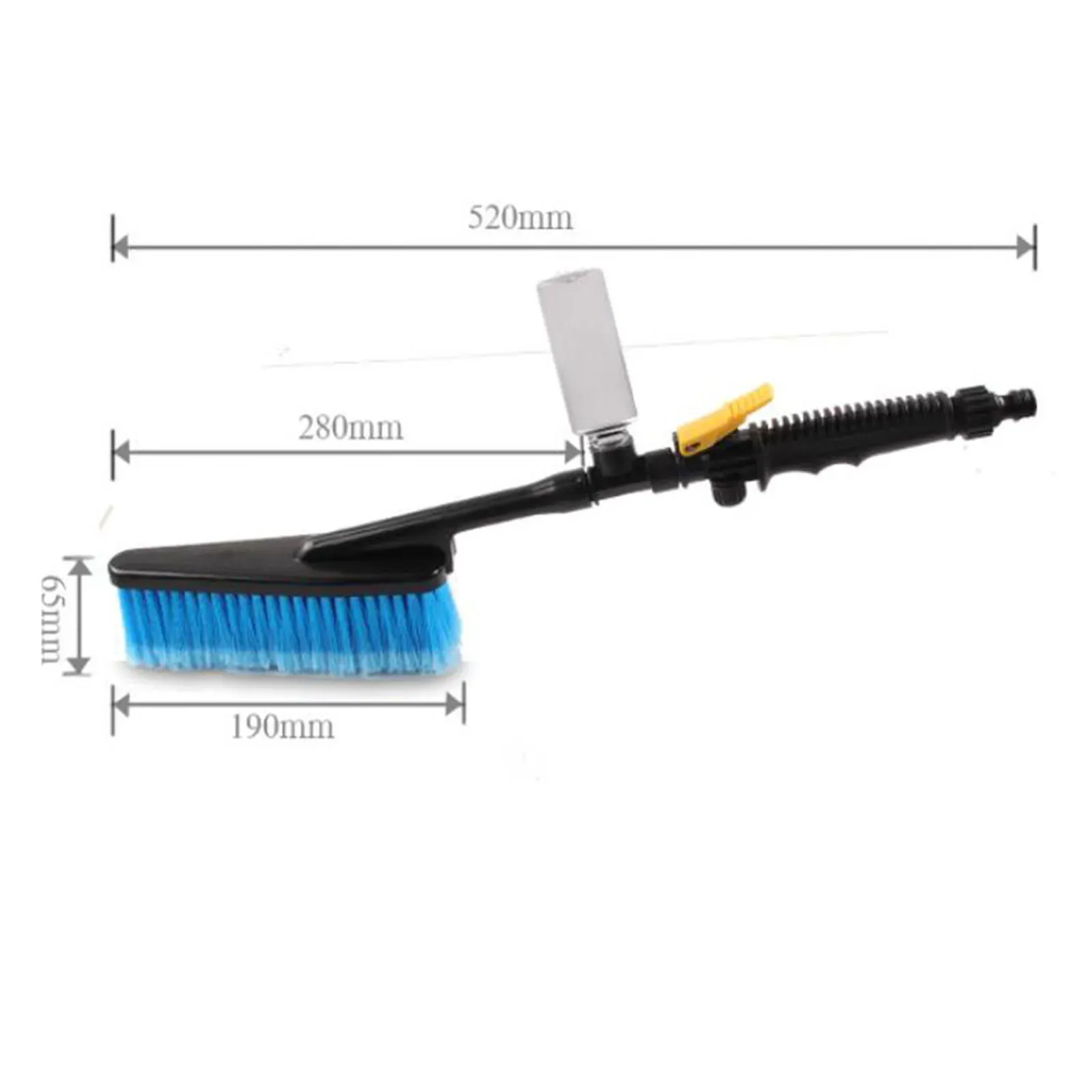 Brosse de lavage pour voiture avec manche, pour extérieur de véhicule, fenêtres de bateau et détails 5