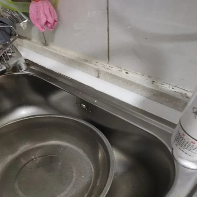 Barrière de douche en silicone pour séparation sèche et humide, bande d'étanchéité murale d'angle 3