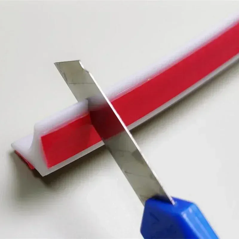 Barrière de douche en silicone pour séparation sèche et humide, bande d'étanchéité murale d'angle 6