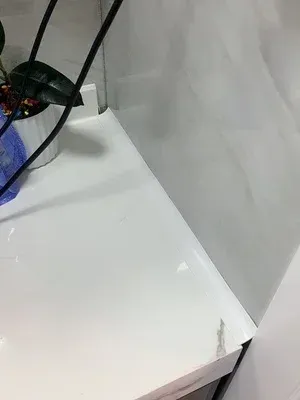 Barrière d'eau en silicone pour douche, application