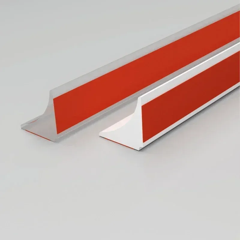 Barrière de douche en silicone pour séparation sèche et humide, bande d'étanchéité murale d'angle 7