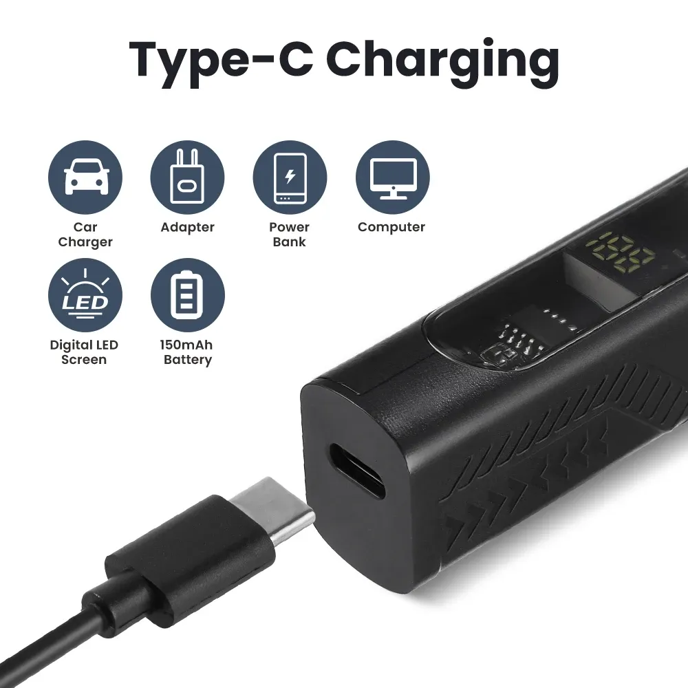 Tondeuse électrique rechargeable par USB pour hommes et femmes, pour oreilles, nez, sourcils et poils du visage 4
