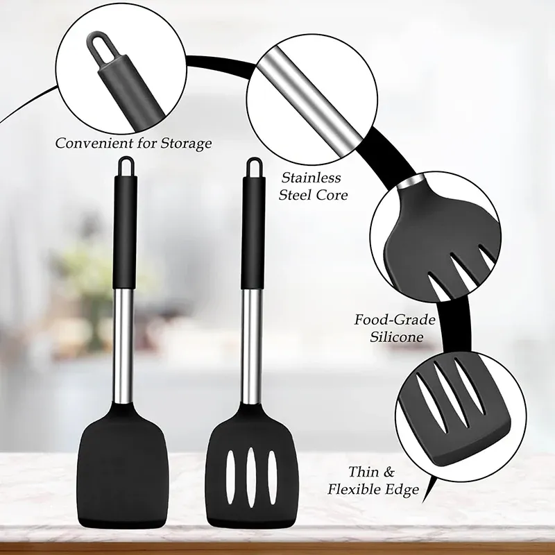 Spatules en silicone au quotidien