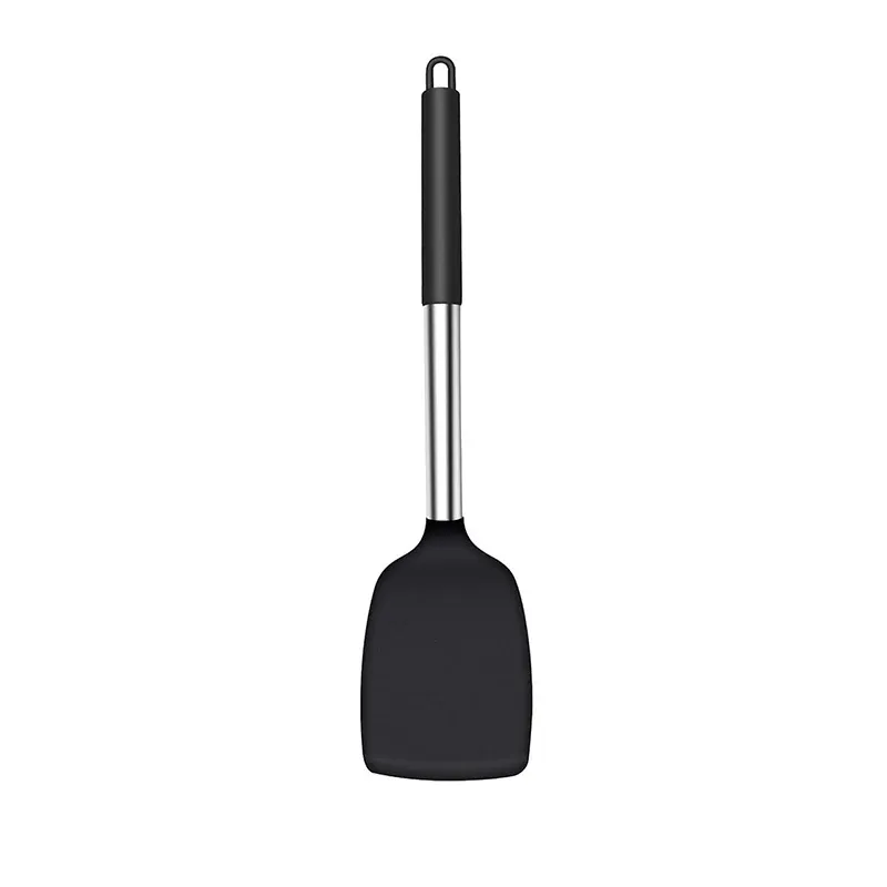 Ensemble de spatules antiadhésives en silicone, 2 pièces, résistantes à la chaleur, ustensiles de cuisine, kit d'outils de cuisine 8