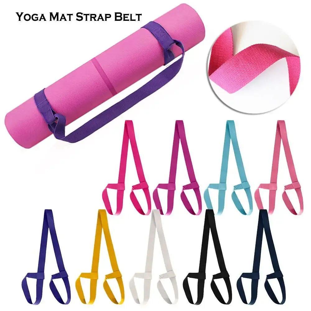 Sangle de transport réglable pour tapis de yoga – Ceinture élastique de fitness pour l'exercice et le stretching - Image 1