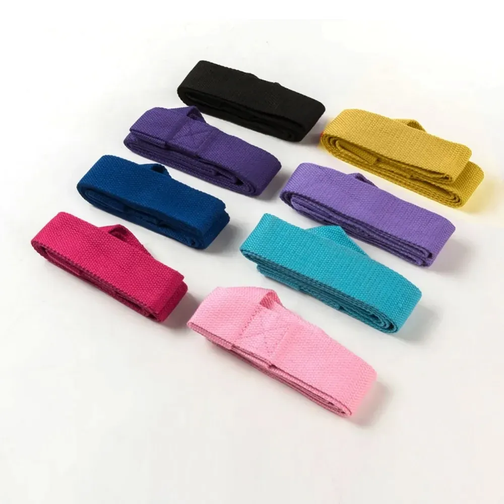 Sangle de tapis de yoga en contexte de pratique