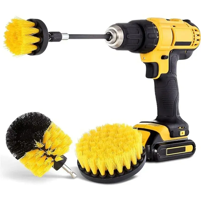 Ensemble de brosses de nettoyage pour usage domestique et automobile