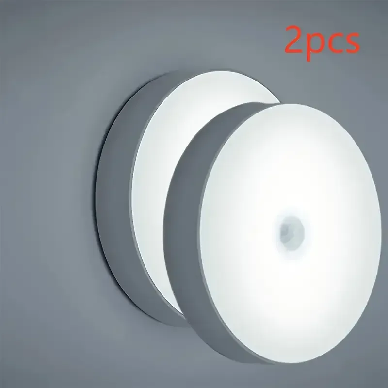 Lampe LED avec détecteur de mouvement rechargeable par USB, idéale pour armoire, garde-robe et escalier, sans fil, lot de 1 à 8 pièces 16