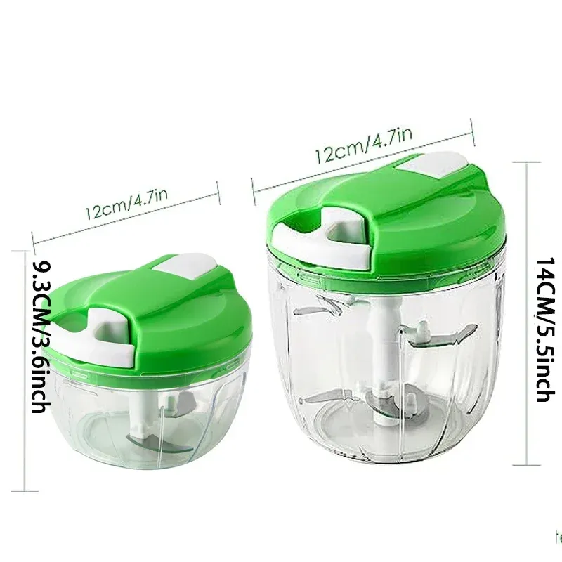 Hachoir à viande multifonction, coupe-oignon et accessoires de cuisine rotatifs pour presse-ail, hachoir à légumes 6