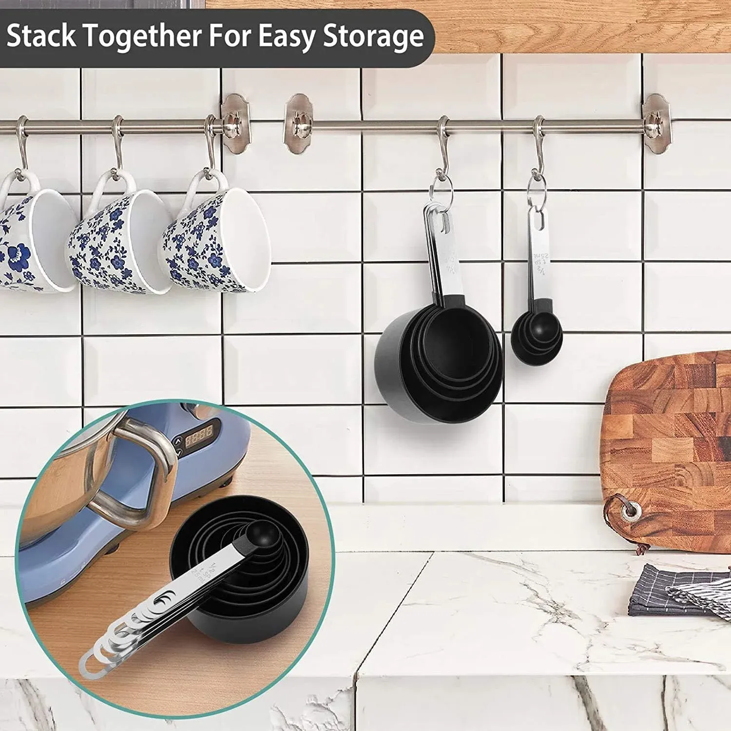 Kit de mesure de cuisine en acier inoxydable