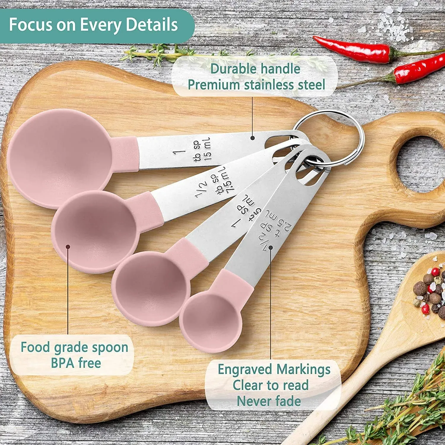Accessoires de cuisine en acier inoxydable